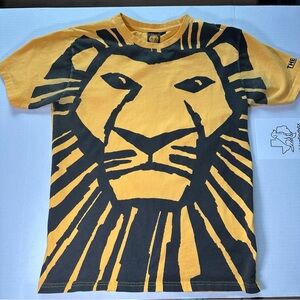 Disney Vintage The Lion King The Broadway Musical Graphic Tee Rare